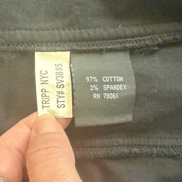 Tripp NYC 90s Y2K Black Lace Collared Corset Top Medium - Picture 13 of 16